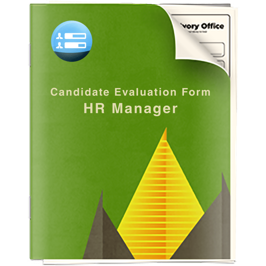 Candidate Evaluation Form - HR Manager